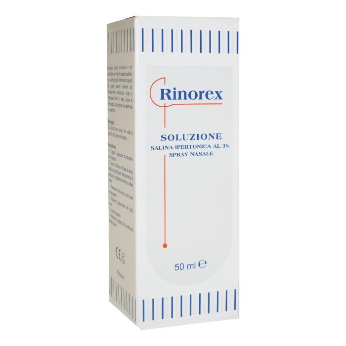 Rinorex Spray Nasale Soluzione Salina Ipertonica 50 ml Rinorex Spray Nasale Soluzione Salina Ipertonica 50 ml