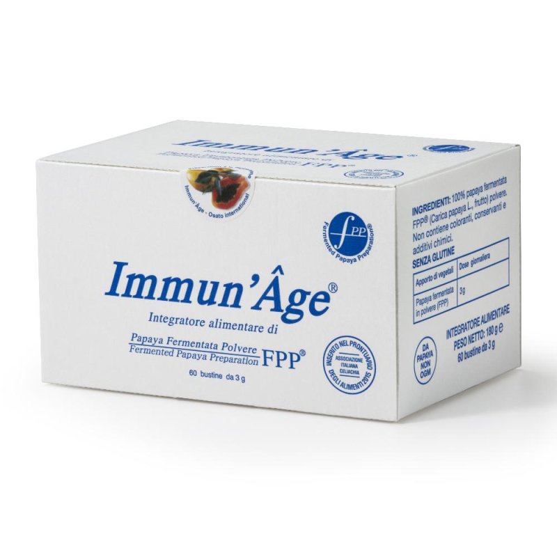 Named Immun'Age Integratore Papaya Fermentata 60 Buste Orosolubili Named Immun'Age Integratore Papaya Fermentata 60 Buste Orosolubili