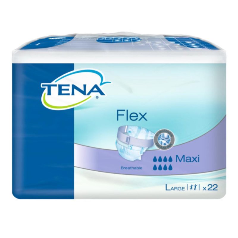 TENA flex Maxi pannoloni L 22 pezzi - incontinenza TENA flex Maxi pannoloni L 22 pezzi - incontinenza