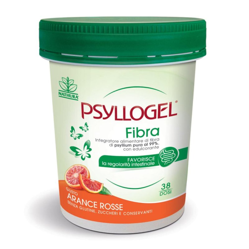 Nathura  A Socio Unico Psyllogel Fibra Arance Rosse Vaso 170 G