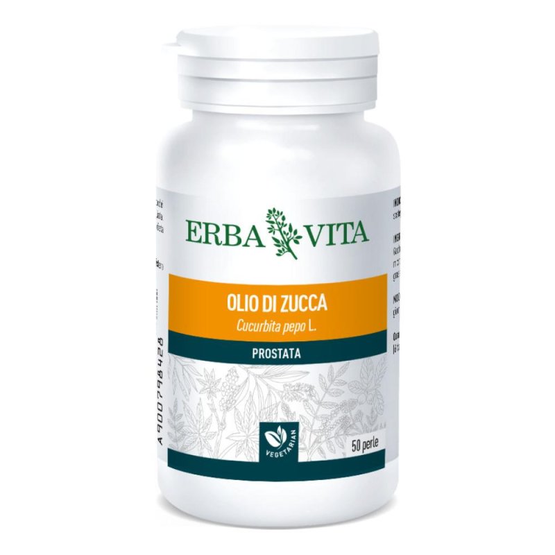 Erba Vita Monoplanta - Olio di Semi Zucca Integratore Prostata, 50 Perle Erba Vita Monoplanta - Olio di Semi Zucca Integratore Prostata, 50 Perle