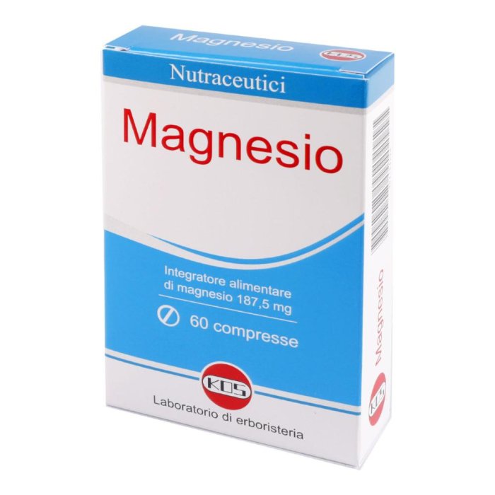 Kos Nutraceutici - Magnesio Integratore Alimentare 60 Compresse Kos Nutraceutici - Magnesio Integratore Alimentare 60 Compresse