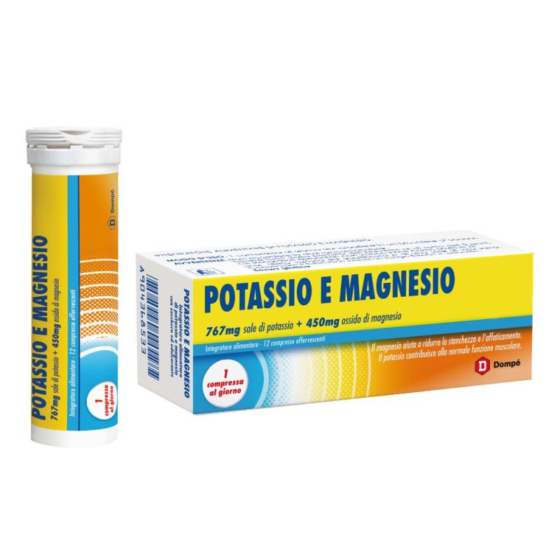Bracco Sali Minerali Potassio e Magnesio Integratore Alimentare 12 Compresse Bracco Sali Minerali Potassio e Magnesio Integratore Alimentare 12 Compresse