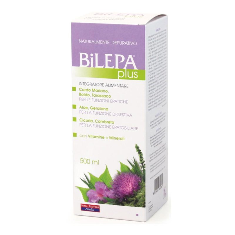 Vital Factors Bilepa Plus Integratore Funzione Epatica e Digestiva 500 ml Vital Factors Bilepa Plus Integratore Funzione Epatica e Digestiva 500 ml