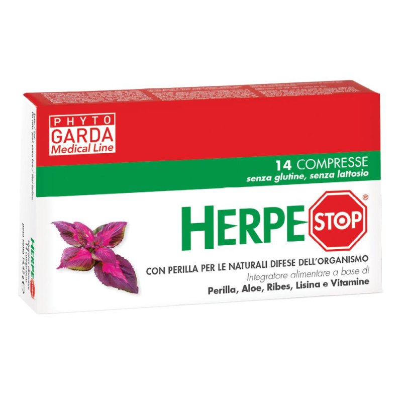 Phytogarda Rimedi Naturali HerpeStop Integratore Difese Immunitarie 14 Compresse