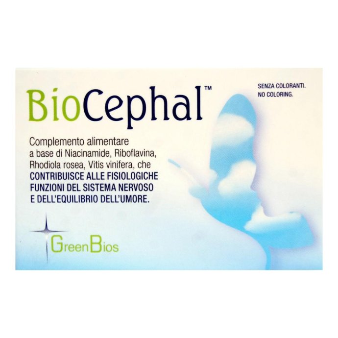 Biocephal 30 capsule integratore per cefalea, nevralgie e tono dell&rsquo;umore