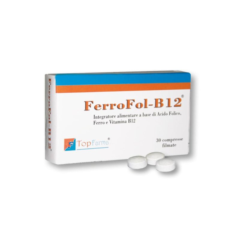 Topfarma Ferrofol B12 30 Compresse Rivestite