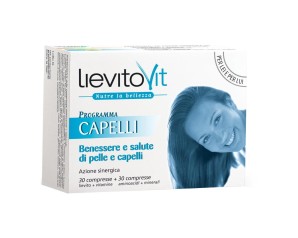 LievitoVit  Programma Capelli Lievito e Cistina Integratore 30+30 Compresse