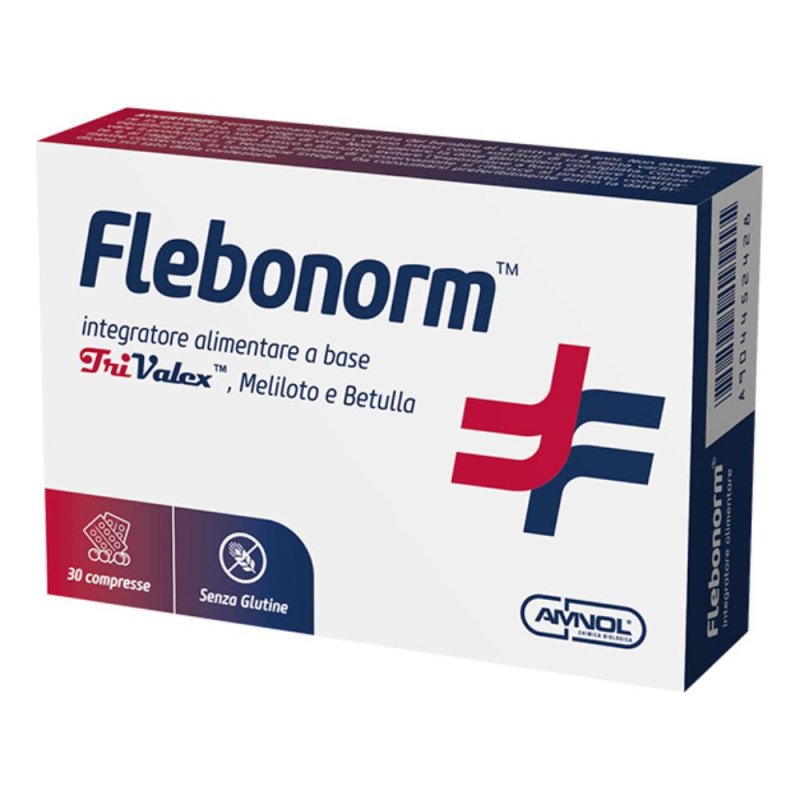 Amnol Flebonorm Integratore Alimentare Microcircolo 30 Compresse Amnol Flebonorm Integratore Alimentare Microcircolo 30 Compresse