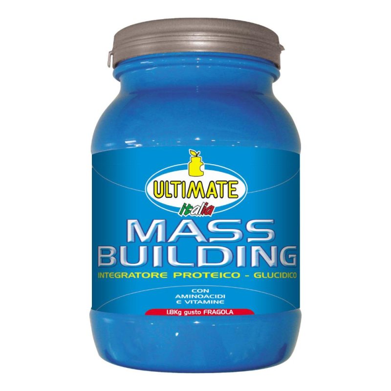 Integratore Mass Building alla Fragola 1,8 chilogrammi per Aumento Massa Muscolare Gainer Integratore Mass Building alla Fragola 1,8 chilogrammi per Aumento Massa Muscolare Gainer