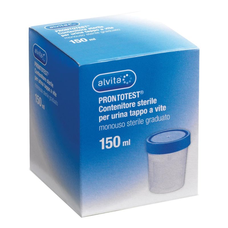 Alvita Prontotest Contenitore Sterile per Urine - 150ml, 1 Pezzo Alvita Prontotest Contenitore Sterile per Urine - 150ml, 1 Pezzo