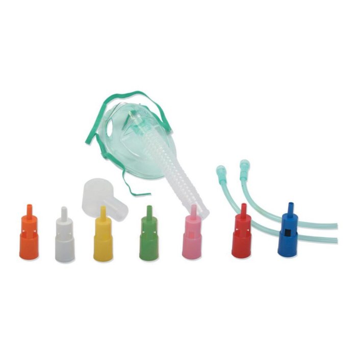 Maschera Venturi con raccordi colorati &ndash; maschera Venturi per ossigenoterapia