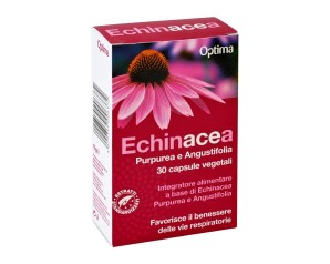Optima Naturals Echinacea - Purpurea e Angustifolia Capsule Vegetali 30 Capsule