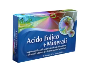 ACIDO FOLICO+ MINER 20CPR AURORA