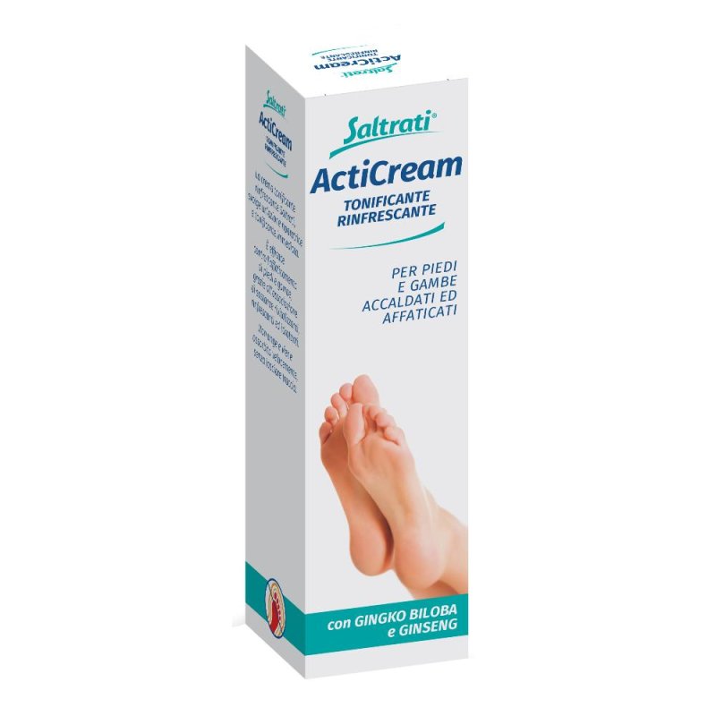 Saltrati Acticream Crema Tonificante E Rinfrescante Per Piedi E Gambe 100 ml Saltrati Acticream Crema Tonificante E Rinfrescante Per Piedi E Gambe 100 ml