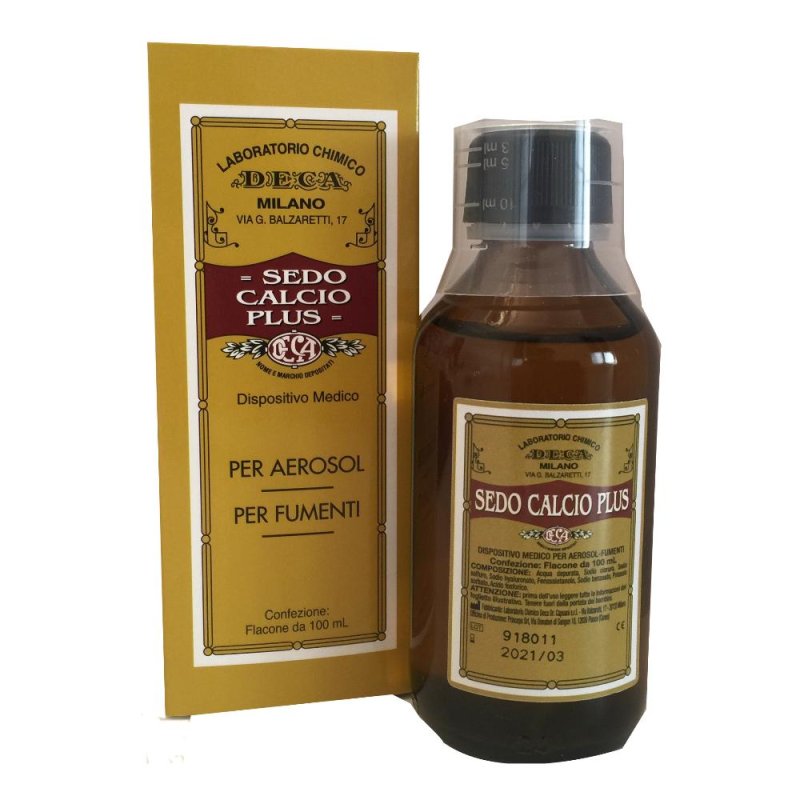 Sedo Calcio Inalante 10 Fiale 2 Ml Per Aerosol E Doccia Nasale