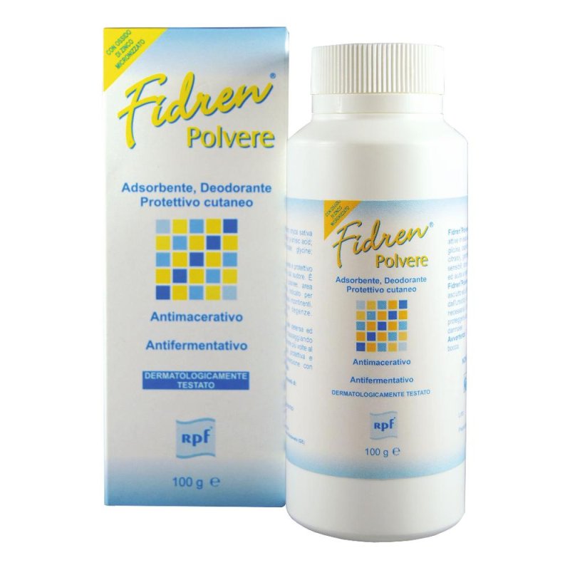 Rpf Fidren Polvere Assorbente E Protettiva 100g Rpf Fidren Polvere Assorbente E Protettiva 100g