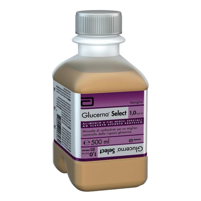 Abbott Glucerna Select 1.0 alimento a fini medici speciali gusto vaniglia 500 ml