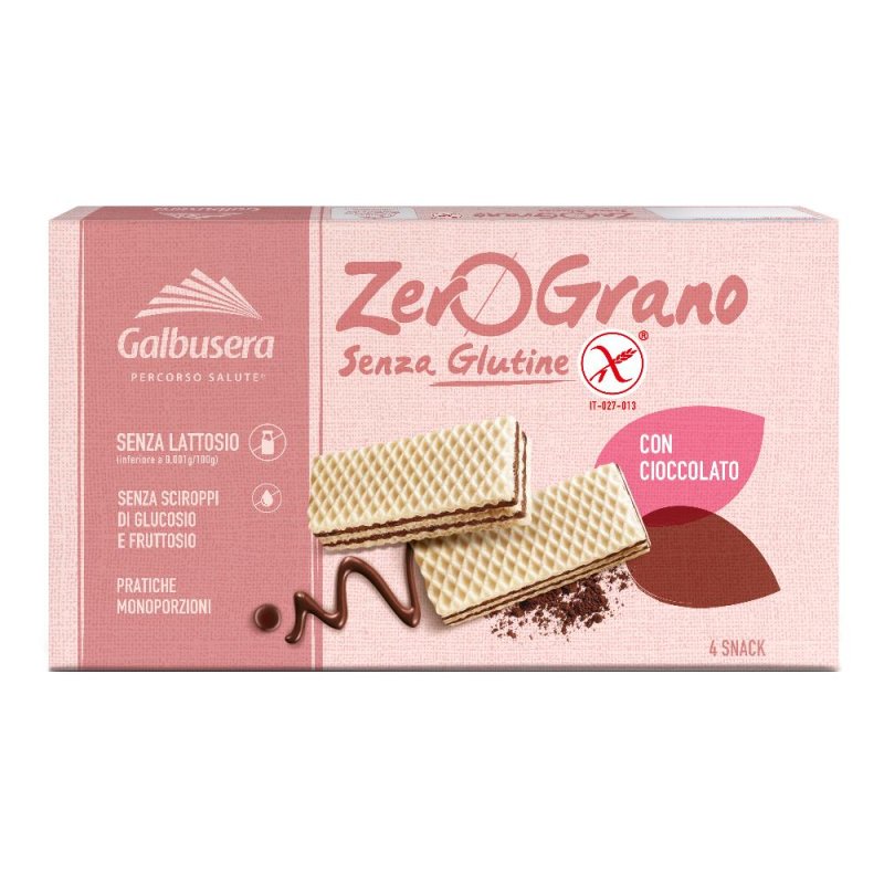 Zerograno wafer con cioccolato senza glutine 180 grammi