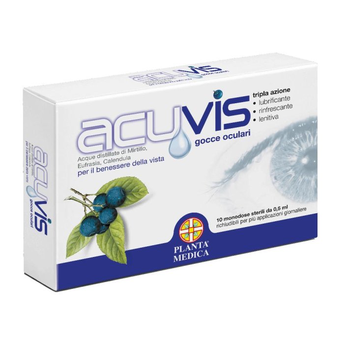 Acuvis Gocce Oculari 10 Flaconcini 0,5 Ml Acuvis Gocce Oculari 10 Flaconcini 0,5 Ml