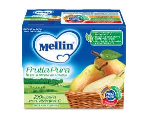 MELLIN Fr.Pura Pera 4x100g