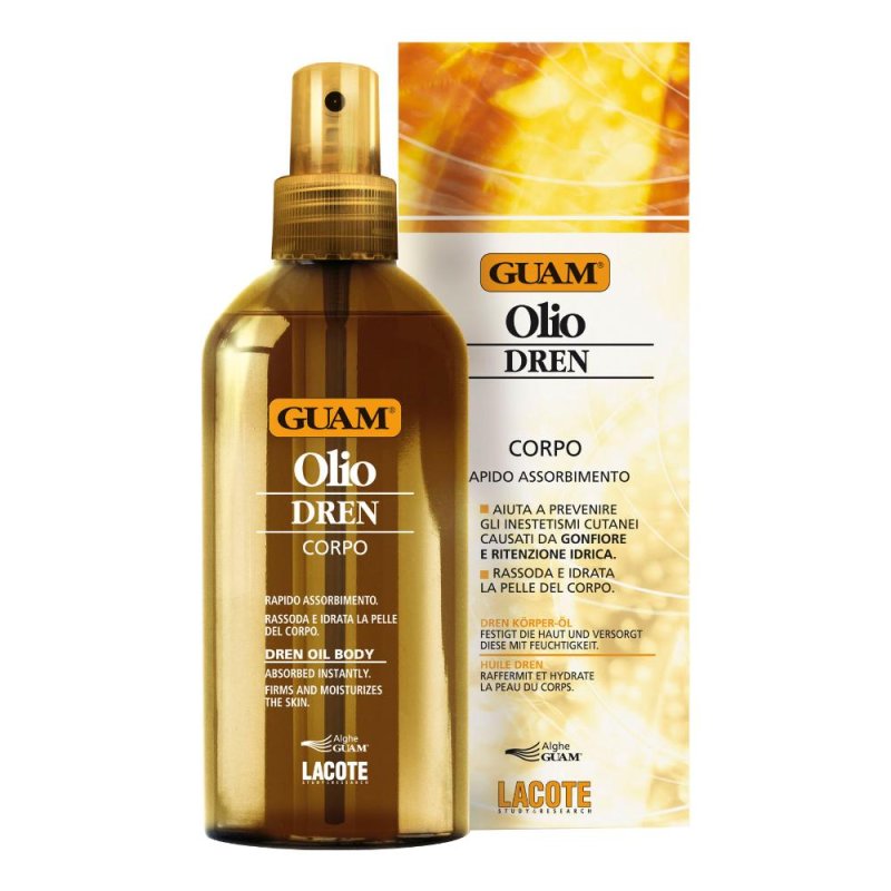 Guam Olio Dren Corpo Drenante combatte Gonfiore e Ritenzione 200 ml Guam Olio Dren Corpo Drenante combatte Gonfiore e Ritenzione 200 ml