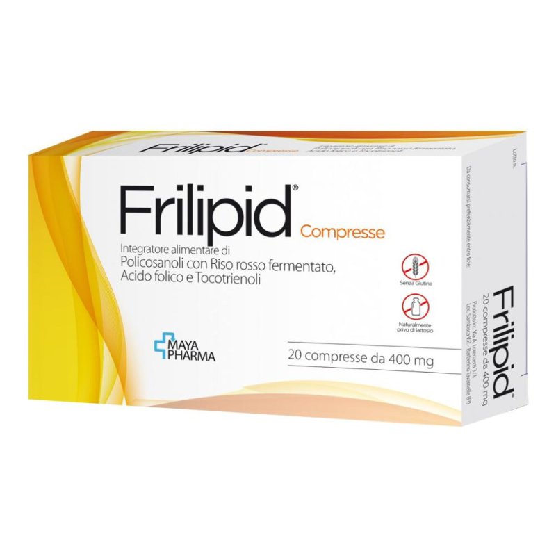 Frilipid Integratore Alimentare Colesterolo 20 Compresse Frilipid Integratore Alimentare Colesterolo 20 Compresse