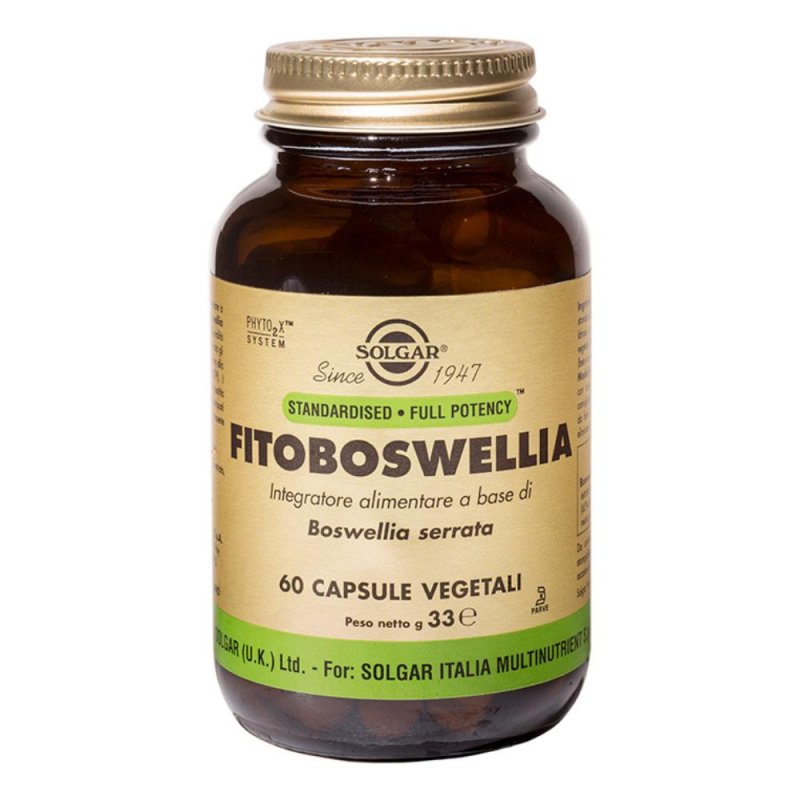 Solgar It. Multinutrient Fitoboswellia 60 Capsule Vegetali Solgar It. Multinutrient Fitoboswellia 60 Capsule Vegetali