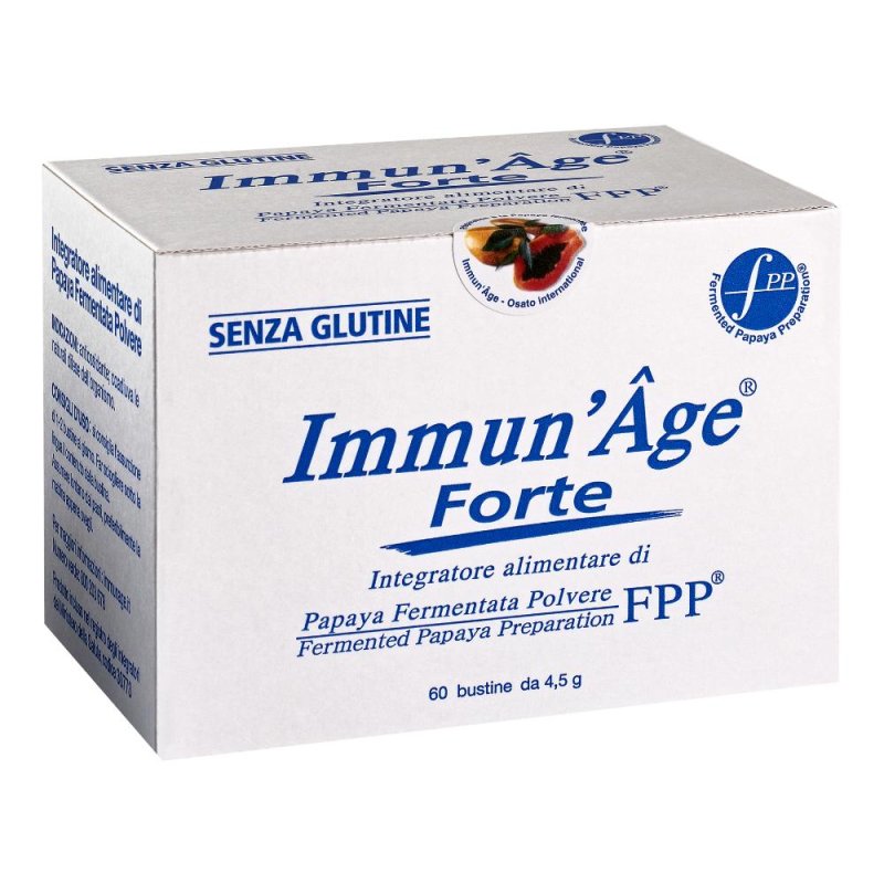 Immun' Age Forte integratore antiossidante a base di papaya fermentata 60 bustine da 9 g