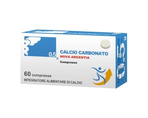 Nova Argentia Calcio Carbonato Integratore Alimentare 60 Compresse