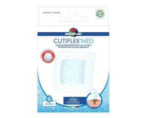 Medicazione Adesiva Impermeabile Trasparente Master-aid Cutiflex 14x14 5 Pezzi