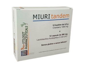 Bio Stilogit Pharmaceutic. Miuri Tandem 12 Bustine + 12 Capsule