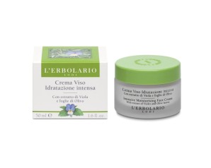 L'Erbolario Crema Viso Idratazione Intensa Viola E Olivo 50 ml