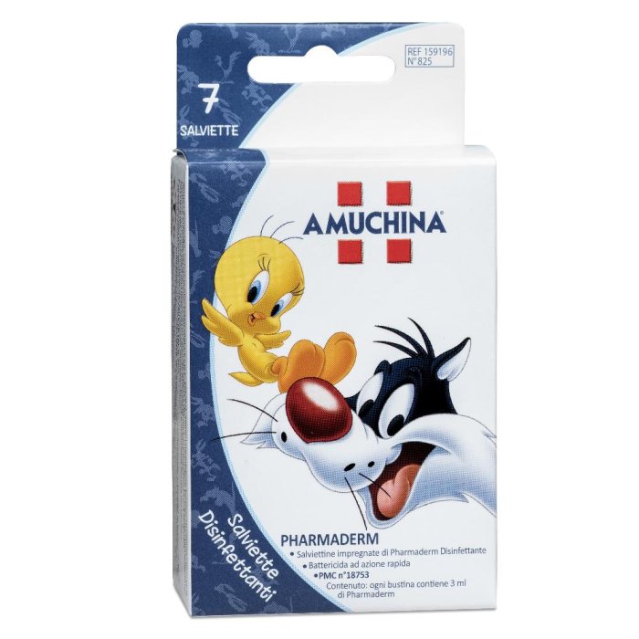 Angelini  Disinfettante Amuchina Salviette Igienizzanti Mani 7 Salviette