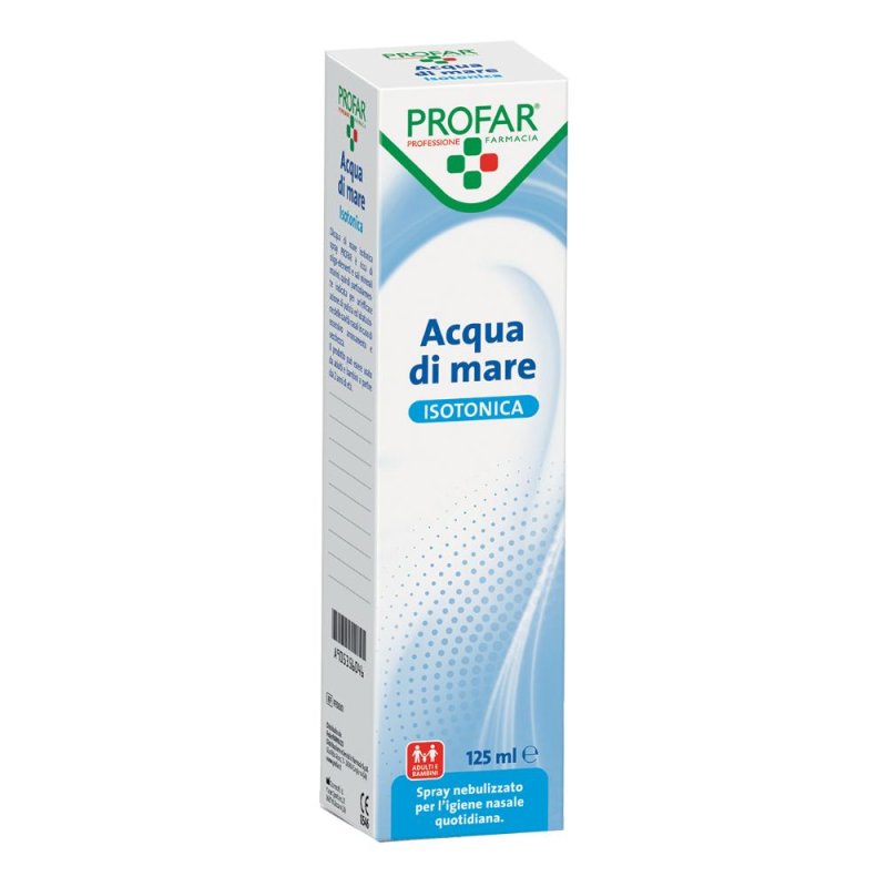 Profar acqua di mare sterile isotonica spray nasale 125ml Profar acqua di mare sterile isotonica spray nasale 125ml