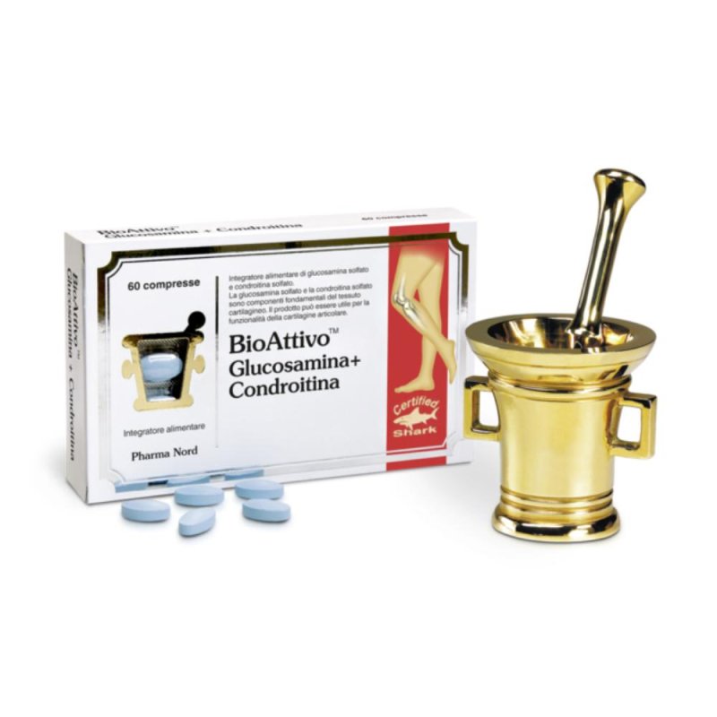 Pharma Nord Bioattivo Glucosamina + Condroitina 60 Compresse Pharma Nord Bioattivo Glucosamina + Condroitina 60 Compresse