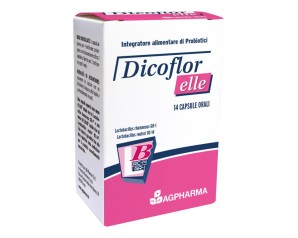 AG Pharma Dicoflor Elle Integratore Alimentare 14 Capsule