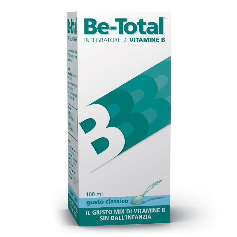 Be total Plus Sciroppo Bambini  Integratore Vitamine B Be-total Classico 100 ml