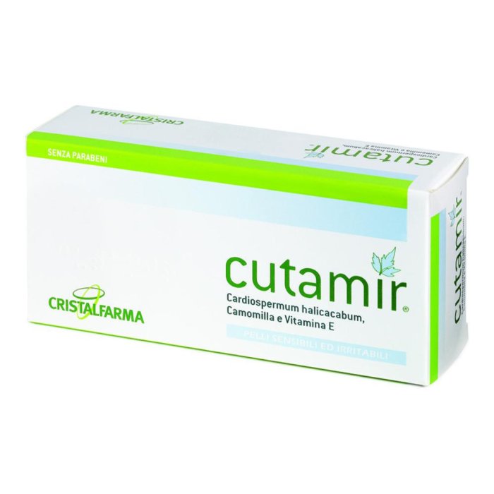 Cristalfarma Cutamir Crema Protettiva Pelli Sensibili 50 Ml