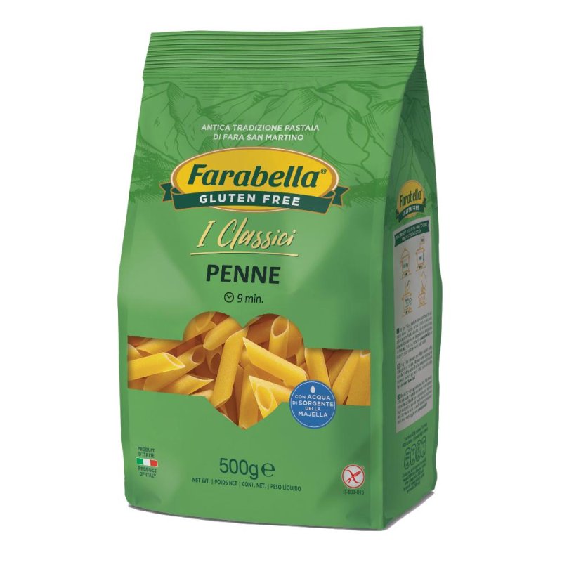 Farabella penne senza glutine 500 grammi Farabella penne senza glutine 500 grammi