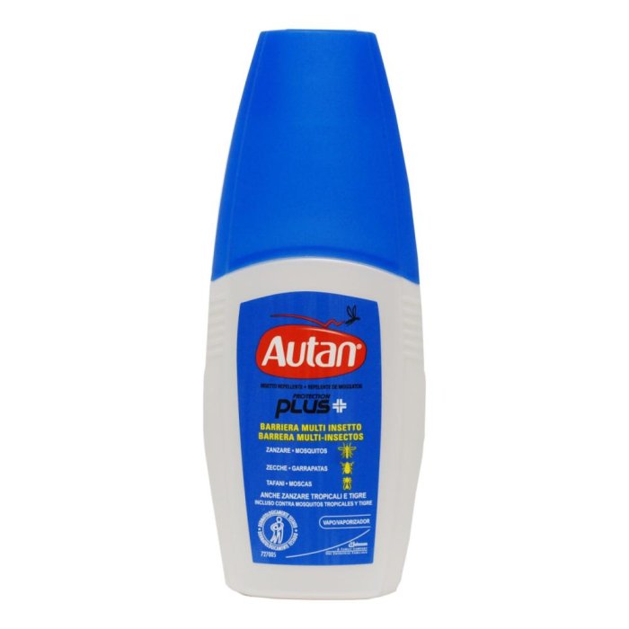 Autan Protection Plus spray anti-zanzare lunga durata - flacone da 100 ml Autan Protection Plus spray anti-zanzare lunga durata - flacone da 100 ml