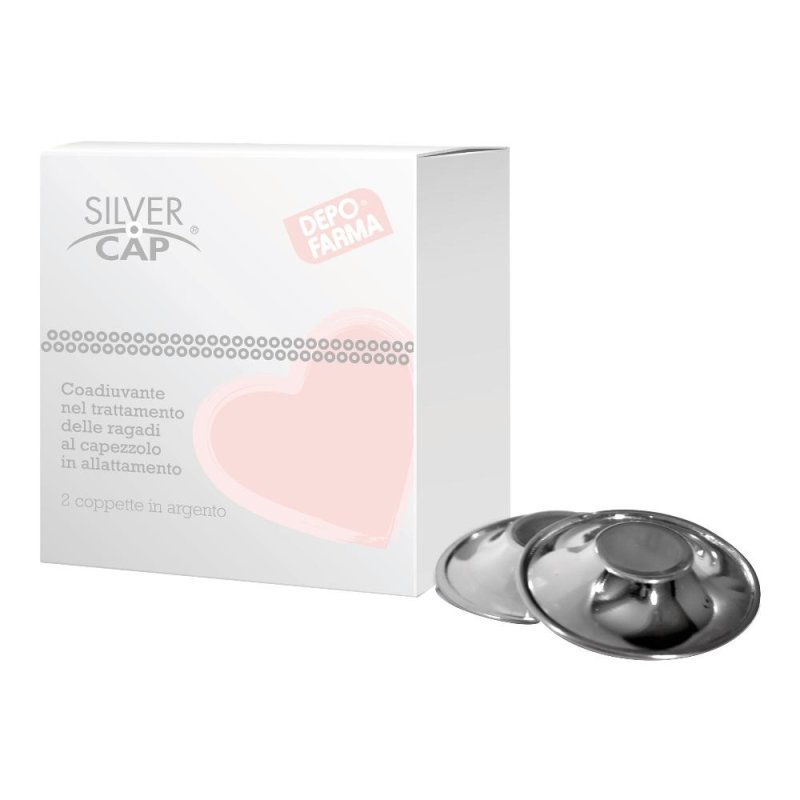 Depofarma Silver Cap Coppette In Argento Copri Capezzoli Per Allattamento