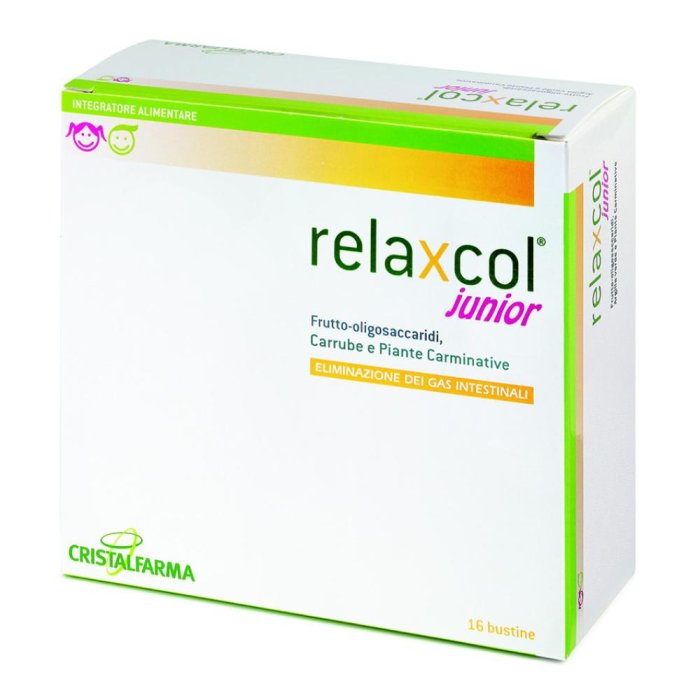 Cristalfarma Benessere Intestinale Relaxcol Junior Integratore 16 Buste Cristalfarma Benessere Intestinale Relaxcol Junior Integratore 16 Buste