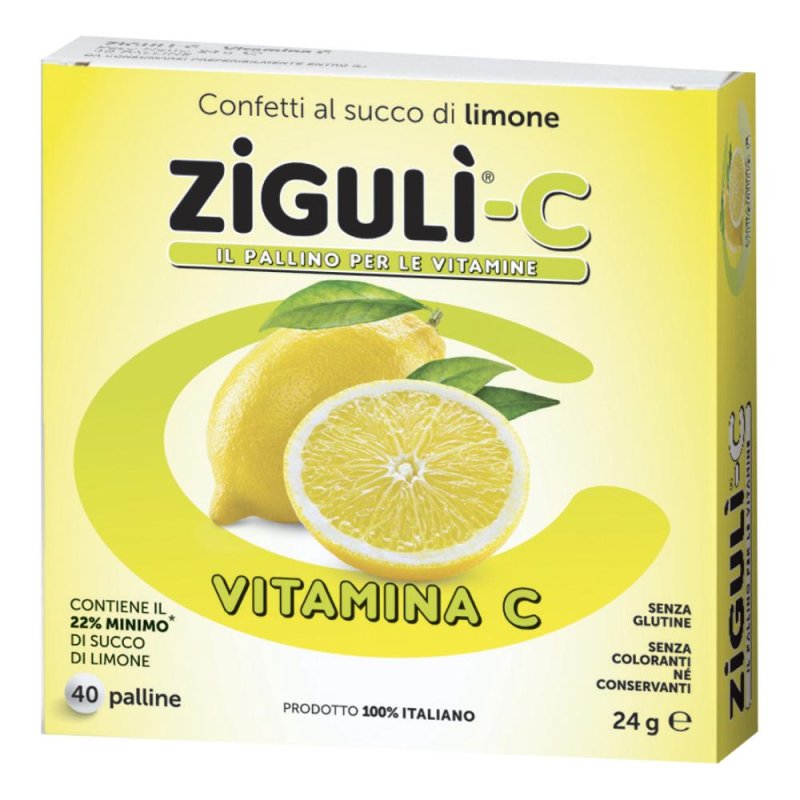 Falqui Ziguli C Limone Caramelle 24 g Falqui Ziguli C Limone Caramelle 24 g