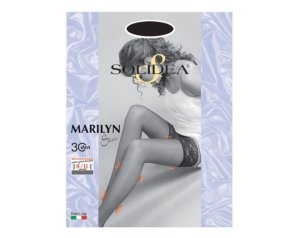Marilyn 30 Sheer calza autoreggente visone 2 - calza autoreggente color visone