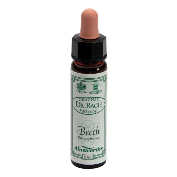 Ainsworths Beech 10 ml fiore di Bach per intolleranza e critica