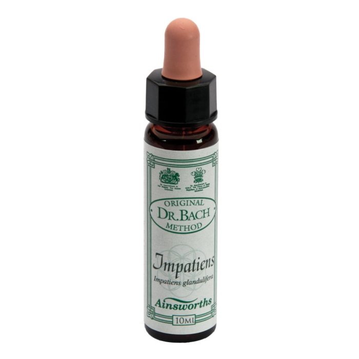 Ainsworths Impatiens 10 ml - fiore di Bach Impatiens per irritabilità e impazienza