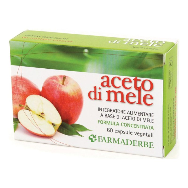 Farmaderbe Aceto Mele Integratore Alimentare 60 Capsule Farmaderbe Aceto Mele Integratore Alimentare 60 Capsule