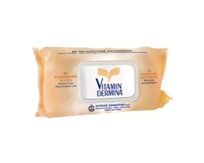 Vitamindermina  Corpo Trattamento Detergente 80 Salviette Monouso