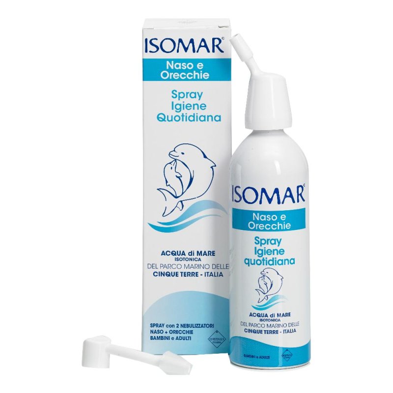Isomar  Pulizia e Salute del Naso Acqua di Mare Igiene Quotidiana 100 ml